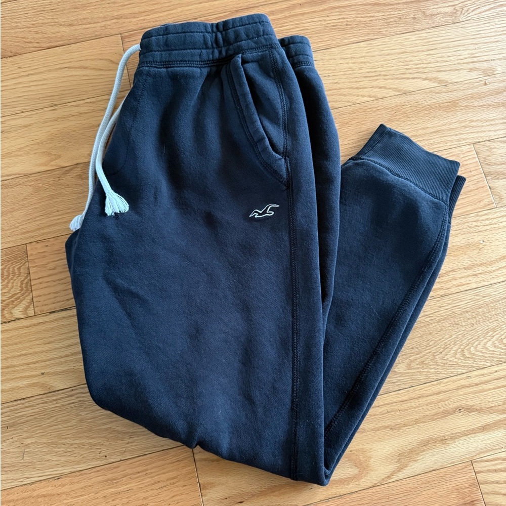 Hollister in it for everyone skinny sweats sweat pants joggers size Small logo